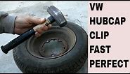 Vw hubcap clip install the perfect easy way