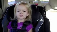 Cute little girl is unimpressed by surprise trip to Disneyland