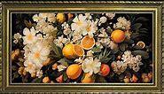 Fruity Flowers Painting | 10 Hours Framed Painting | TV Wallpaper