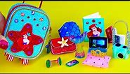 DIY Miniature Ariel School Supplies ~ Little Mermaid Suitcase, Notebooks