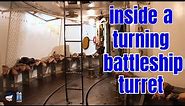 Inside A Rotating 16 Inch Gun Turret