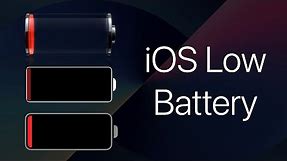iOS Low Battery Screens (1.0 - 15)