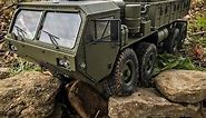 HG P801 112 Scale 8x8 RC Military Truck, Unboxing & First Drive, from Banggood com