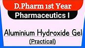 Aluminium Hydroxide Gel (Practical) | Antacid | | Pharmaceutics I | | Pharma Realm |