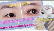 Ultimate Guide to Natural Double Eyelids👀 Eyelid Sticker Types and How-to Tutorial for Beginners