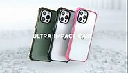 CASETiFY Ultra Impact Case for iPhone 12 Pro Max - Grass - Clear Black