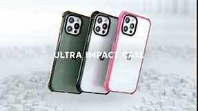 CASETiFY Ultra Impact Case for iPhone 12 Pro Max - Strawberries - Clear Black