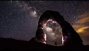 Milky Way Galaxy | Night Sky Free Stock Videos | Free stock footage - No Copyright | All Video Free
