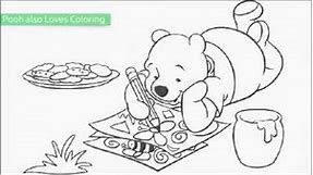 Top 20 Free Printable Winnie The Pooh Coloring Pages