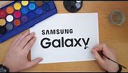 How to draw the Samsung Galaxy logo