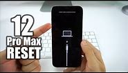 How To Reset & Restore your Apple iPhone 12 Pro Max - Factory Reset