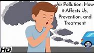 Air Pollution: How It Affects Us, Prevention and Treatment.