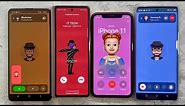 Snapchat+Incoming Call Samsung Z Fold2 + Note 10 Life+IPhone 11+Blackview A200 Pro