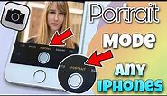 How To Get Portrait Mode on iPhone 5s,6, 6s, 7, 8, SE Tutorial || Get Portrait Mode On Any iPhone