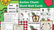 Apple Life & Parts: Anchor Charts & Word Wall Vocab