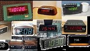 How Set Time Alarm ANY Old Digital Clock (1980s 1990s 1970s GE Spartus Radio Shack Timex Sony RCA PM
