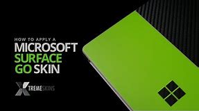 How to apply a Microsoft Surface Go skin | XtremeSkins
