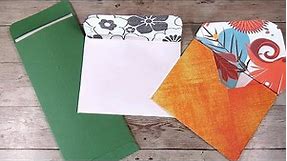 3 UNBELIEVABLY EASY DIY Envelopes! Use What You Have To Make Your Own Envelopes! Simple and FUN!