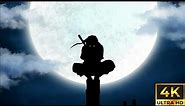 Itachi Uchiha Full Moon Naruto Shippuden _ 8K Live Wallpaper _ Anime Wallpaper _ #livelywallpaper