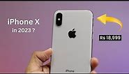 iPhone X in 2023 ? -Best iPhone under 20,000 ? 😍