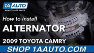 How to Replace Alternator 06-11 Toyota Camry