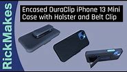 Encased DuraClip iPhone 13 Mini Case with Holster and Belt Clip