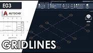 GRIDLINES (Column Grids) in AutoCAD Architecture 2023