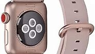 for Apple Watch Band 42mm 44mm 45mm 49mm Ultra Women Men Strap for iwatch SE Series 8 7 6 5 4 3 2 1 (Soft Pink+Match SE/6/5/4/3 Rose Gold, 42mm/44mm/45mm S/M)