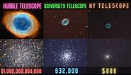 What YOU Can SEE Through a $1 Billion, $32,000 and an $800 Telescope! 🔭✨👀