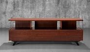 70 inch Cherry Wood TV Stand - Bed Bath & Beyond - 12031790