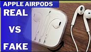 Original Apple Earpods vs Fake earbuds for #iphone #apple #earpods handsfree earphones genuine