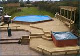 Pictures of Deck Level Pool Designs