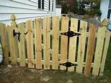 Wood Fence Automatic Gate Photos