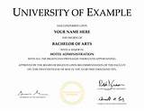 University Degree Template Images