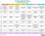 Meal Plan For High Cholesterol Images