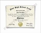 Pictures of Pacific High School Diploma