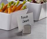 Buffet Food Label Holders Images