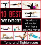 Images of Core Back Exercises