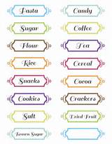 Images of Free Printable Food Labels