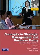 Concepts In Strategic Management And Business Policy Images