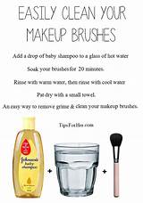 Clean Makeup Brushes