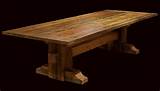 Pictures of Rustic Dining Room Tables For Sale