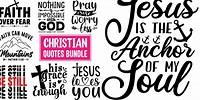 Christian Sayings and Quotes SVG