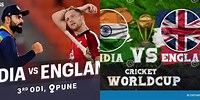 England vs India Cricket Image