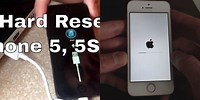 How to Hard Reset a iPhone 5S