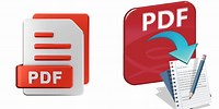 PDF Logo Icon 3D