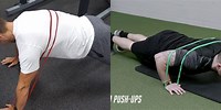 Standing Band Push-Up