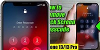iPhone 13 Pro Lock Screen Passcode