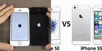 iPhone 5S and SE Comparison