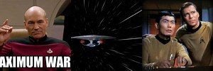 Capt. Picard Warp Speed Image